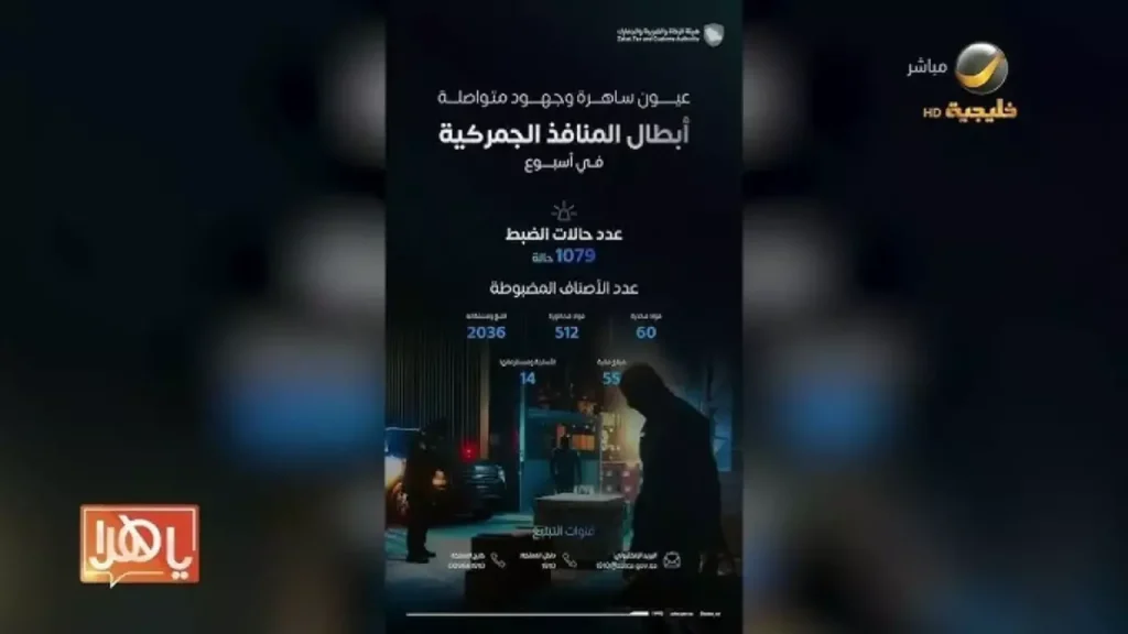 ضبط 1079 محاولة.. هيئة الزكاة تحبط تهريب شحنات ضخمة في أسبوع واحد